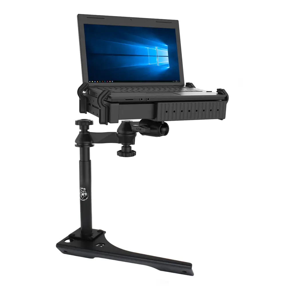 No-Drill Laptop Mount for Ram 1500 Pickup Trucks (5th Gen) - RMOVB-186ST1-SW1